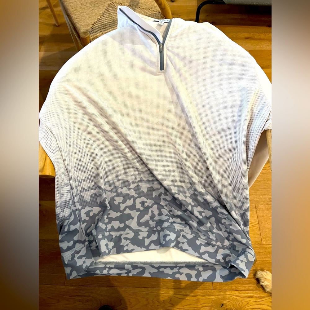 Peter M pullover. Too big but great look. Clean and barely worn